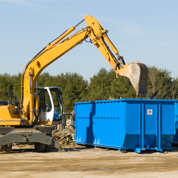 what are the rental fees for a residential dumpster in Wykoff